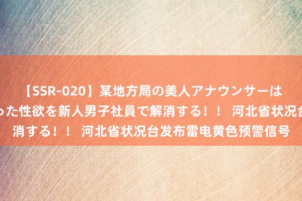 【SSR-020】某地方局の美人アナウンサーは忙し過ぎて溜まりまくった性欲を新人男子社員で解消する！！ 河北省状况台发布雷电黄色预警信号